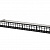 Hyperline PPBL3-19-24-SH-RM ��������� ����-������ 19", 24 �����, Flat Type, 1U, ��� �������������� � ���������������� ������� Keystone Jack (����� KJ1-C2, KJ2-C5e, KJ2-C6), � ������ ��������� ������������� (��� �������)