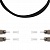 TELCORD ���-2x3.0-2ST/U-2ST/U-SM-LSZH-YL ���� ���������� duplex (���), ST/UPC - ST/UPC, SM(G.652.D), 3.0��, LSZH